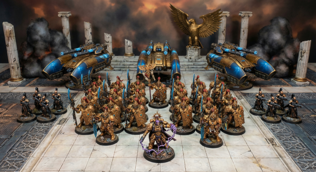 2000 Point Adeptus Custodes — Draxus Exterminatus — The Shattered Legion